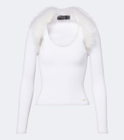 Gucci Gucci Ribbed-knit shrug and tank top set