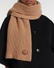 Gucci Gucci Ribbed-knit wool and cashmere scarf - 2