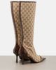 Gucci Gucci Savoy GG canvas knee-high boots - 3