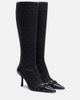 Gucci Gucci Savoy Horsebit GG canvas knee-high boots - 1