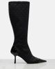 Gucci Gucci Savoy Horsebit GG canvas knee-high boots - 5
