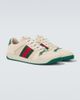 Gucci Gucci Screener leather-trimmed sneakers - 1