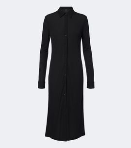Gucci Gucci Semi-sheer crêpe jersey shirt dress