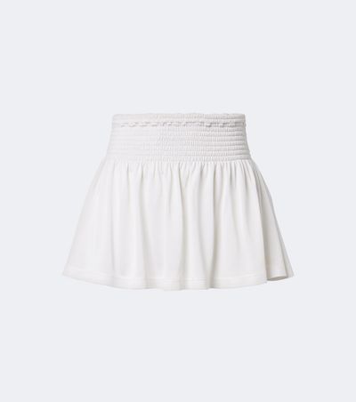 Gucci Gucci Shirred silk miniskirt