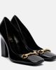 Gucci Gucci Signora Horsebit 120 patent leather pumps - 1