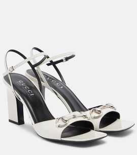 Gucci Gucci Signora Horsebit leather sandals