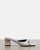 Gucci Gucci Signora Horsebit metallic leather mules - 5