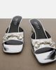 Gucci Gucci Signora Horsebit metallic leather mules - 6