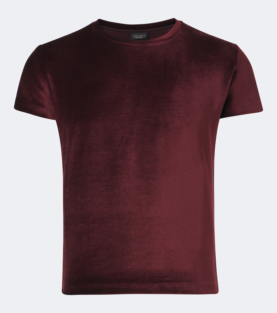 Gucci Gucci Silk-blend T-shirt