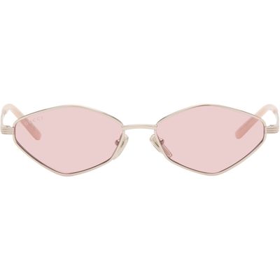 Gucci Gucci Silver Directional Sunglasses