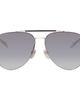 Gucci Gucci Silver Emblem Pilot Navigator Sunglasses - 1