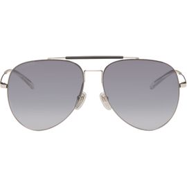 Gucci Gucci Silver Emblem Pilot Navigator Sunglasses
