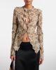 Gucci Gucci Snake-print silk blouse - 2