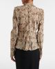 Gucci Gucci Snake-print silk blouse - 5