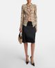 Gucci Gucci Snake-print silk blouse - 6