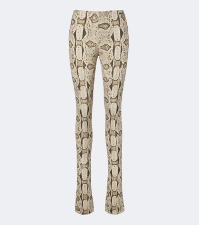 Gucci Gucci Snake-print skinny pants