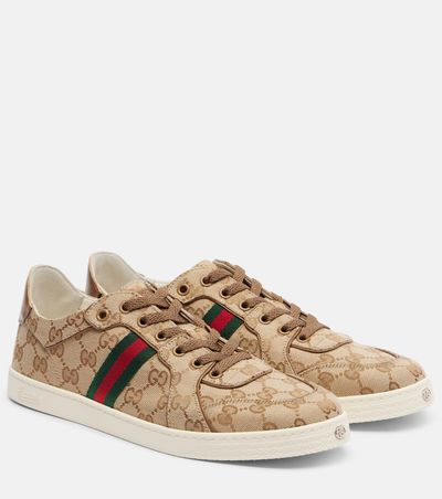 Gucci Gucci Stretch GG canvas low-top sneakers