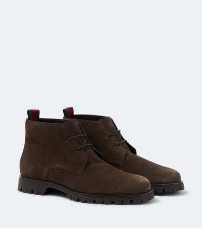 Gucci Gucci Suede desert boots