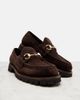 Gucci Gucci Sylke Horsebit suede loafers - 5