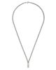 Gucci Gucci Tag Sterling Silver Enamel Necklace - 3