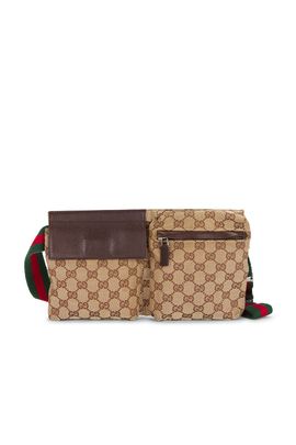 gucci Gucci Vintage Double Pocket Belt Bag