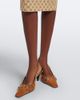 Gucci Gucci Vittoria Horsebit suede slingback pumps - 2