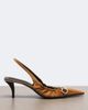 Gucci Gucci Vittoria Horsebit suede slingback pumps - 5