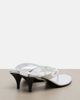 Gucci Gucci Vittoria metallic leather thong sandals - 3