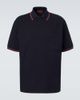 Gucci Gucci Web Stripe cotton-blend piqué polo shirt - 1