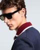 Gucci Gucci Web Stripe flat-top sunglasses - 2