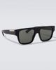 Gucci Gucci Web Stripe flat-top sunglasses - 4