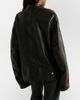 Gucci Gucci Web Stripe leather biker jacket - 6