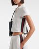 Gucci Gucci Web Stripe ribbed-knit cropped polo shirt - 2