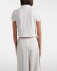 Gucci Gucci Web Stripe ribbed-knit cropped polo shirt - 5