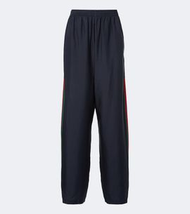 Gucci Gucci Web Stripe silk track pants