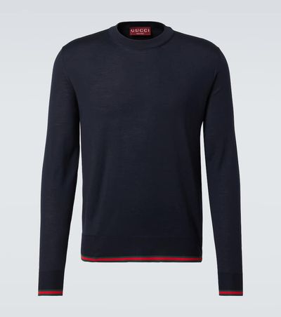 Gucci Gucci Web wool sweater