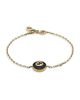 Gucci Gucci Women's Interlocking G 18K Yellow Gold, Black Onyx & 0.008 TCW Diamond Bracelet - 1