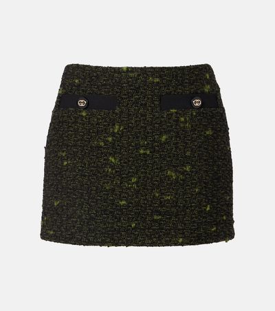 Gucci Gucci Wool-blend bouclé miniskirt