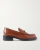 GUCCI Horsebit-detailed leather loafers - 1