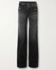GUCCI Horsebit-detailed low-rise bootcut jeans - 1