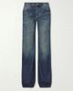GUCCI Horsebit-embellished mid-rise wide-leg jeans - 1
