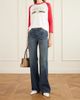 GUCCI Horsebit-embellished mid-rise wide-leg jeans - 2