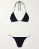 GUCCI Horsebit embellished triangle bikini - 1