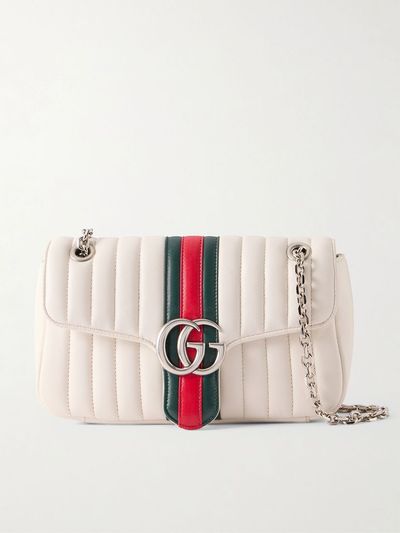 GUCCI Jetset GG Marmont quilted leather crossbody bag