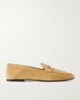 GUCCI Jordaan horsebit-embellished suede loafers - 1