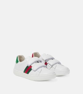 Gucci Kids Gucci Kids Ace leather sneakers