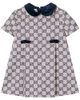 Gucci Kids Gucci Kids Baby GG Canvas cotton-blend dress - 1
