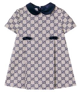 Gucci Kids Gucci Kids Baby GG Canvas cotton-blend dress