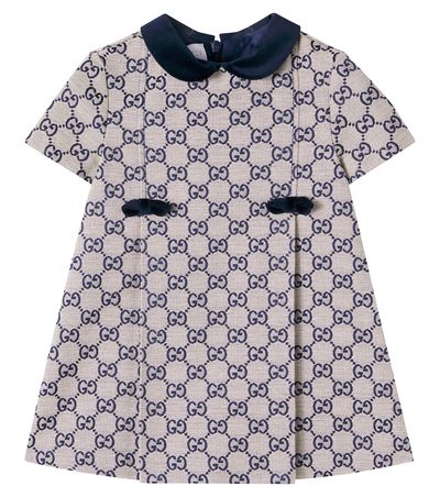 Gucci Kids Gucci Kids Baby GG Canvas cotton-blend dress