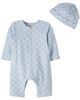 Gucci Kids Gucci Kids Baby GG cotton piqué onesie and beanie set - 1